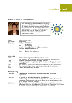 CV Ineke Helmich