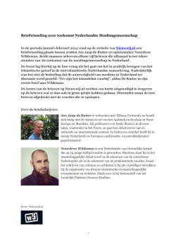 Briefwisseling – De Ruiter – Wildeman
