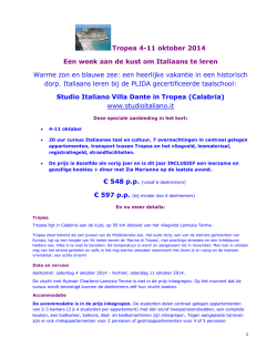 Herfstvakantie in Itali&euml; 2013