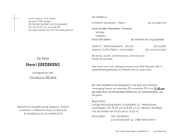 Henri EERDEKENS - Uitvaartverzorging Bussels