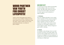 Word Partner van Youth for Christ LifesPots!