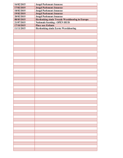 21/07/2014 Nationale feestdag : OPEN HUIS 01/09/2014 Wet