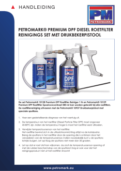 Handleiding DPF Reinigingsset