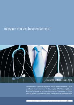 Download hier de brochure Cluster I