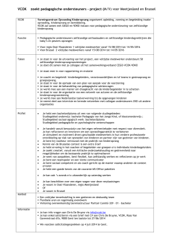 Vacature - VCOK