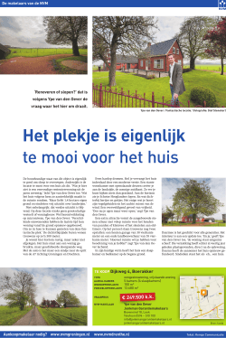 A pagina week 16 Ype van den Oever