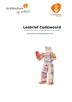Lesbrief Codewoord - Bibliotheek Rotterdam