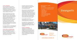 Download onze folder voor nog meer informatie - Fysio