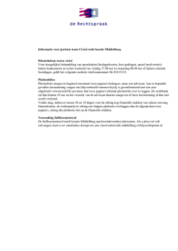 Informatie juristen team civiel locatie Middelburg