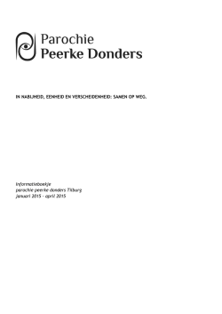 IN NABIJHEID, EENHEID EN