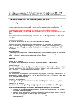 Op Weg naar 2014-2015 (zit1)