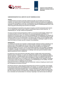 Samenwerkingsprotocol Inspectie van het Onderwijs