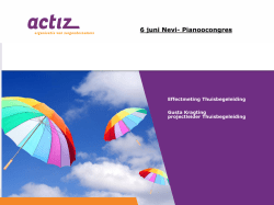 Presentatie 2 - NEVI-PIANOo congres 2014