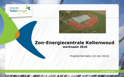 Zon-Energiecentrale Keltenwoud werknaam ZEcK