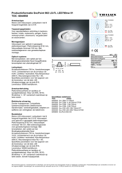 Productinformatie SncPoint 902 LS