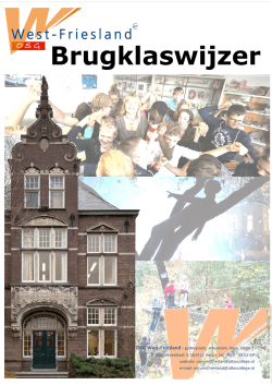 Brugklaswijzer - OSG West-Friesland