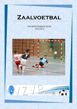 Infobrochure nieuwe clubs seizoen 2014-2015