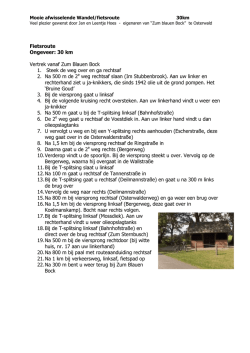 Fietsroute 30 km - Landgasthof Camping Zum Blauen Bock