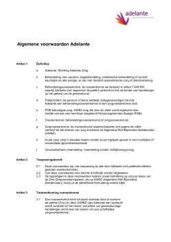 Algemene voorwaarden Adelante (pdf, 606,5KB)