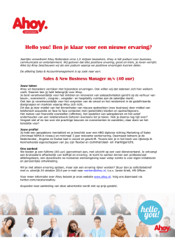 Hello you! Ben je klaar voor een nieuwe ervaring?