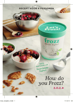 How do you Frozz?