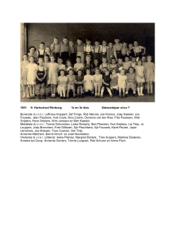 1951 H. Hartschool Rimburg 1e en 3e klas