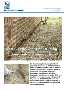 Download hier onze folder over optrekkend vocht injectie