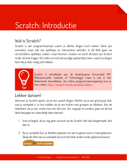 Scratch: Introductie