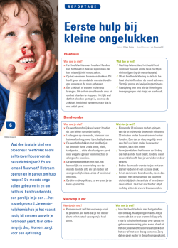 Eerste hulp bij kleine ongelukken