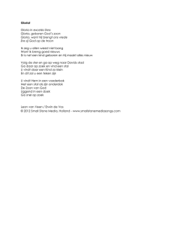 Download de tekst - European Choral Club