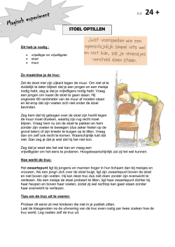 24 Stoel optillen