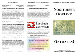 Eerste Wereldoorlog in Enschede