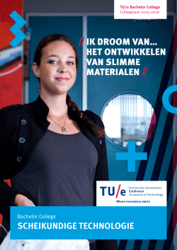 Scheikundige Technologie - Technische Universiteit Eindhoven
