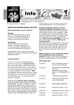 Info 6 (januari 2015)