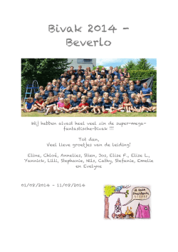 Bivak 2014 - Beverlo