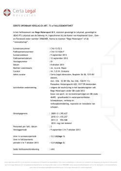 Rego Watersport B.V. – OPENBAAR VERSLAG01