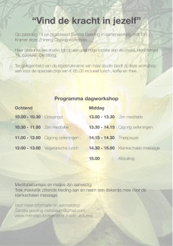 Download hier de flyer - Zielinbeweging | Zhineng Qigong de Steeg