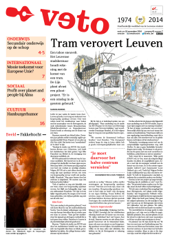 Tram verovert Leuven