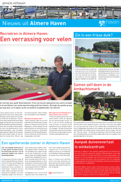 12 Juli 2014 - Gemeente Almere