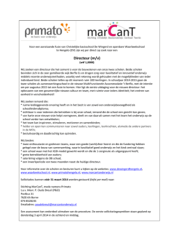 Directeur (m/v) - Stichting Scholengroep Primato