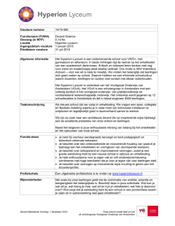 Docent Science Omvang (in WTF)