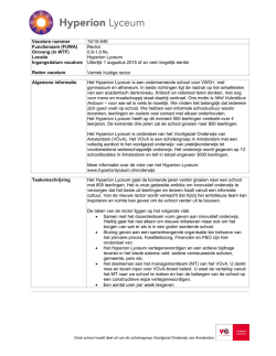 Een rector - Hyperion Lyceum