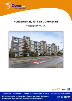 HUNZEWEG 28, 3313 BB DORDRECHT