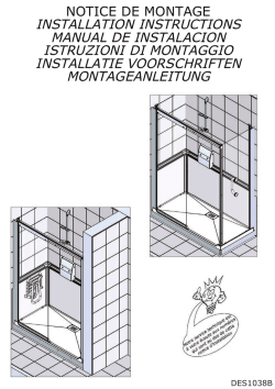 installation instructions manual de instalacion istruzioni