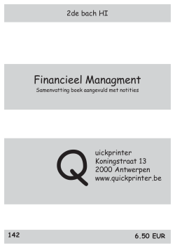 142 Financieel Managment (HI)
