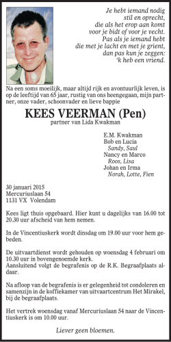 30-01-15 Dhr. K. Veerman - Nieuw