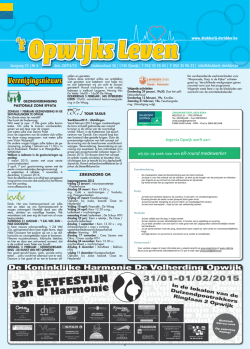 28-01-2015 - Drukkerij De Ridder