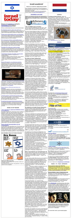 Isra&euml;l-weekbrief - Isra&euml;lPlatform.nl