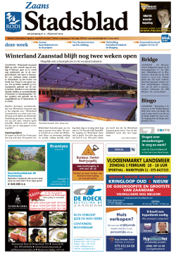 Winterland Zaanstad blijft nog twee weken open