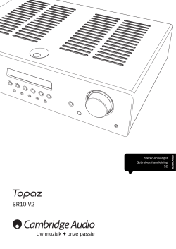 AP302501 TOPAZ SR10 V2 USERS MANUAL